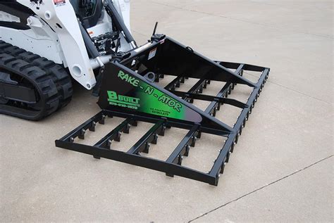 skid steer rotory rake|landscaping attachments for skid steer.